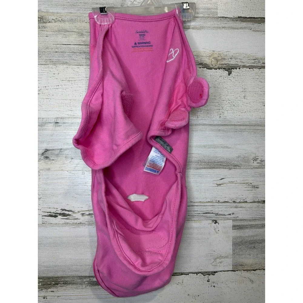 SwaddleMe Adjustable Swaddle Sack Girls S/M Pink